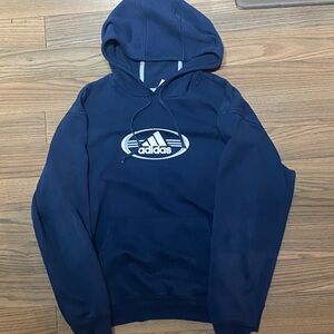 Vintage Adidas Navy Y2K Hoodie